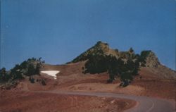 Lassen Volcanic National Park Highway View Postcard