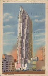 RCA Building in Rockefeller Center, New York City Postcard
