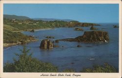 Harris Beach State Park, Oregon Coast Highway 101 Postcard