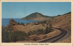 Humbug Mountain, Oregon Coast Winding Road Postcard