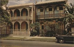 Antebellum Homes, Vieux Carre, New Orleans, LA Postcard