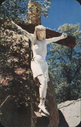 Lucero's The Crucifixion Jesus Christ Statue Postcard