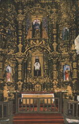 Main Altar, Mission San Xavier, Tucson, Arizona Postcard
