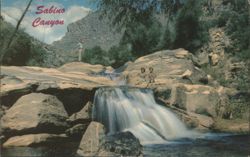 Sabino Canyon Waterfalls & Rock Formations Postcard