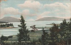 Somes Sound, Mount Desert Island Scenic View Postcard