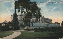 Horticultural Hall, Fairmount Park, Philadelphia Postcard