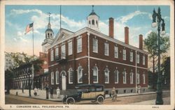 Congress Hall, Philadelphia, PA Postcard