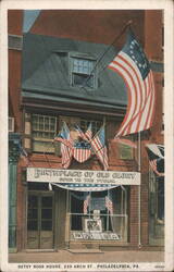 Betsy Ross House, Birthplace of Old Glory, Philadelphia Postcard
