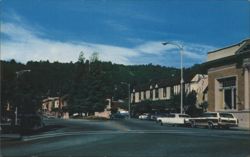 Lytton Square, Mill Valley, California Street Scene Postcard