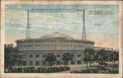 Angelus Temple, Radio Broadcasting Station K.F.S.G. Postcard