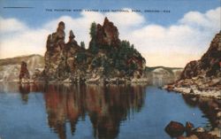 The Phantom Ship, Crater Lake National Park Postcard
