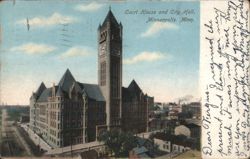 Court House and City Hall, Minneapolis Postcard