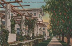 Maryland and Pergola, Pasadena Postcard