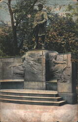 Farragut Statue, New York Postcard