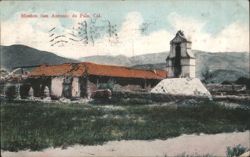 Mission San Antonio de Pala Bell Tower & Buildings Postcard