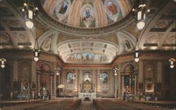 St. Joseph's Church Interior, San Jose, California Postcard