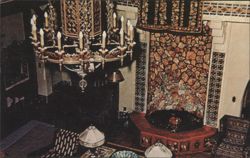 Jasper Fountain Interior, Scotty's Castle Postcard