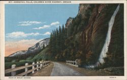 Horsetail Falls, Columbia River Highway, OR Postcard