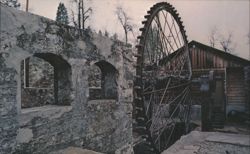 North Star Mine Powerhouse Pelton Wheel, Grass Valley, CA Postcard