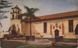 San Buenaventura Mission - Ventura, CA Postcard