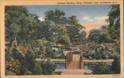 Oriental Gardens, Roger Williams Park Postcard