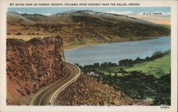 Mayer Park on Rowena Heights, Columbia River Highway Postcard