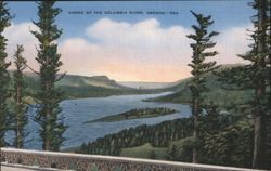 Columbia River Gorge, Oregon - P53 Postcard