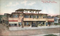 Hotel Rose, Rose Ave., Ocean Park, California Postcard