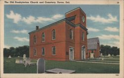 The Old Presbyterian Church and Cemetery, Dover, Del. Postcard