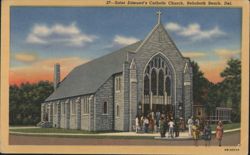 Saint Edmund's Catholic Church, Rehoboth Beach Postcard