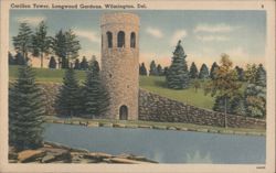 Carillon Tower, Longwood Gardens Postcard