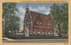 Zwaanendael House, Lewes, Delaware Postcard