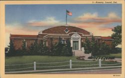Armory, Laurel, DE Postcard