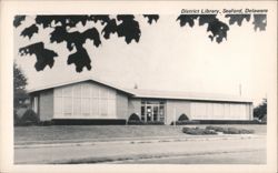 District Library, Seaford, Delaware Postcard