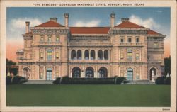 "THE BREAKERS" CORNELIUS VANDERBILT ESTATE Postcard