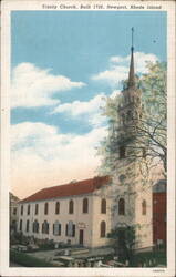 Trinity Church, Built 1726 Postcard