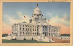 State Capitol Building, Providence Postcard