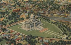 State Capitol from the Air, Providence, RI Postcard
