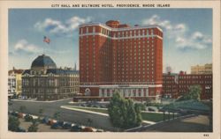 City Hall and Biltmore Hotel Postcard
