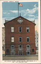 Old Market House, Market Square, Historic America Series Postcard