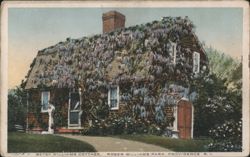 Betsy Williams Cottage, Roger Williams Park Postcard