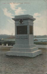 Landing Place of Roger Williams Monument Postcard