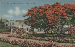 The Royal Poinciana Home, Miami, Florida Postcard