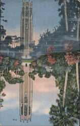 Singing Tower Reflection, Mountain Lake Sanctuary Postcard