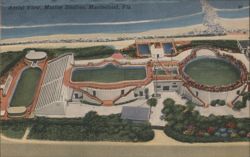 Aerial View, Marine Studios, Marineland, Florida Postcard