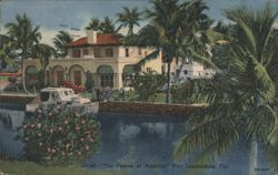The Venice of America, Fort Lauderdale Canal Scene Postcard