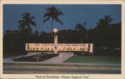 Torch of Friendship, Bayfront Park Postcard