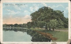 Lake Lucerne, Orlando, Florida Postcard