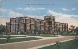 High School, Sarasota, Florida—58 Postcard