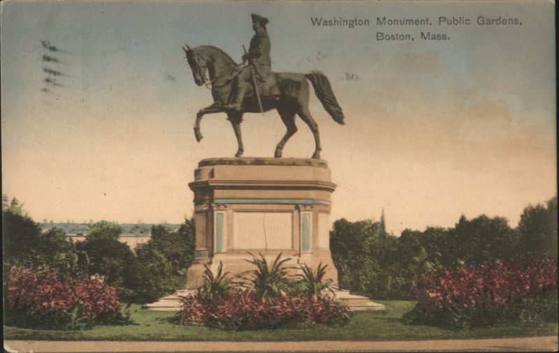 Washington Monument, Public Gardens, Boston Massachusetts